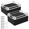 LeMotech Junction Box with Clear Cover IP65 Waterproof Project Box Dustproof by LeMotech