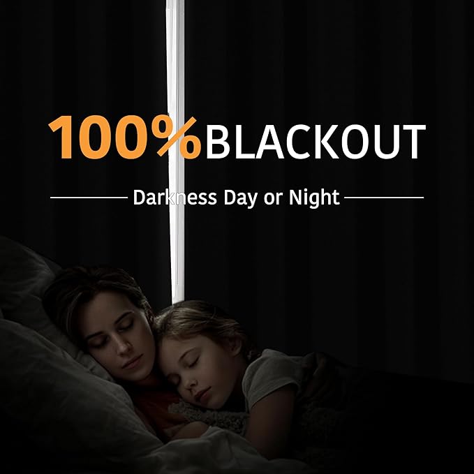 RYB HOME 100% Blackout Door Curtain - Image 3