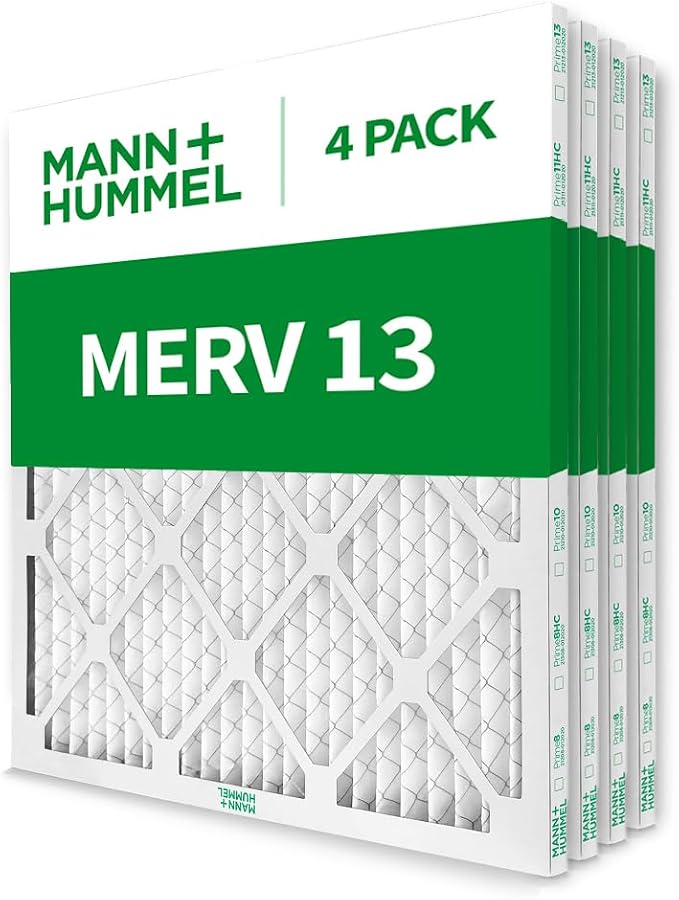 Mann+Hummel 20x20x1 MERV 13 Pleated HVAC AC Furnace Air Filters. 4 Pack. - Image 4