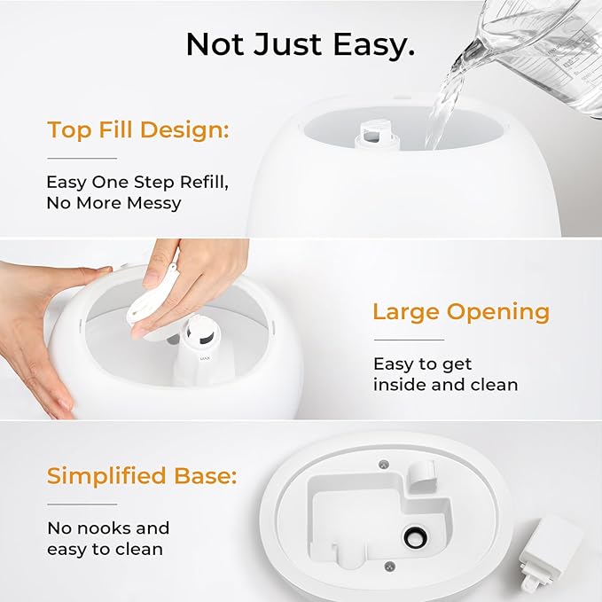BOXING Top Fill Humidifiers for Bedroom Baby - Image 7