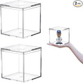Acrylic Box Clear Display Case Plastic Square Cube Storage Contanier by KissYou