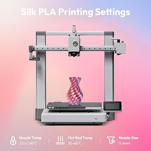AMOLEN Silk PLA 3D Printer Filament Bundle, Shiny Silkverse 4 Colors in 1 - Image 4