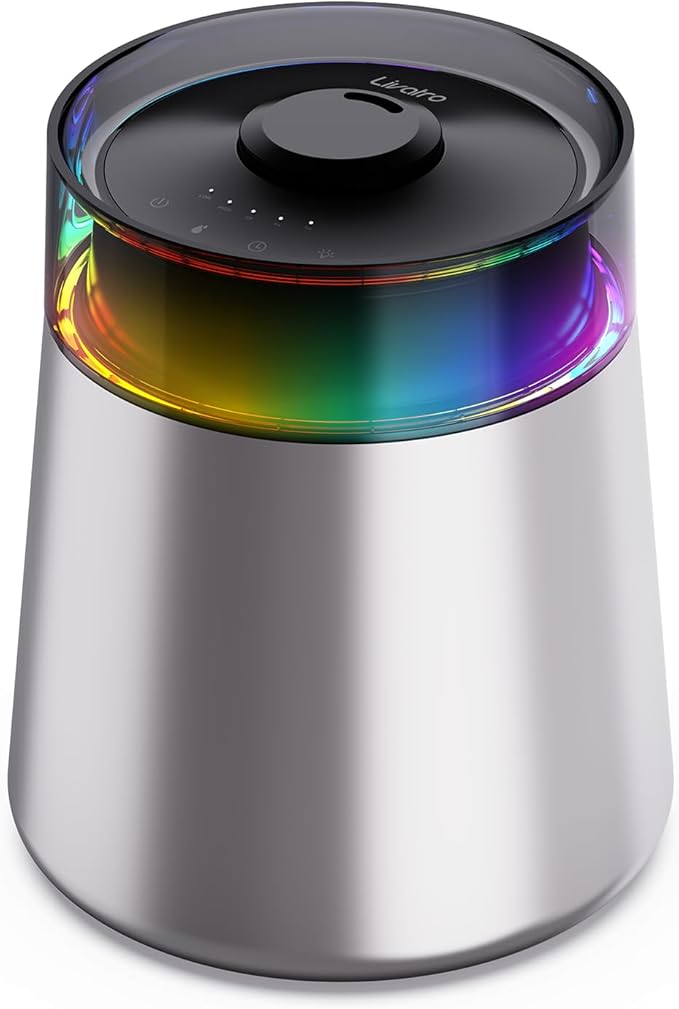 7L Ultrasonic Stainless Steel Cool Mist Humidifier by Livatro