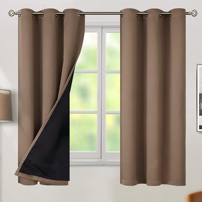 BGment Total Thermal Insulated 100% Blackout Curtains by BGment