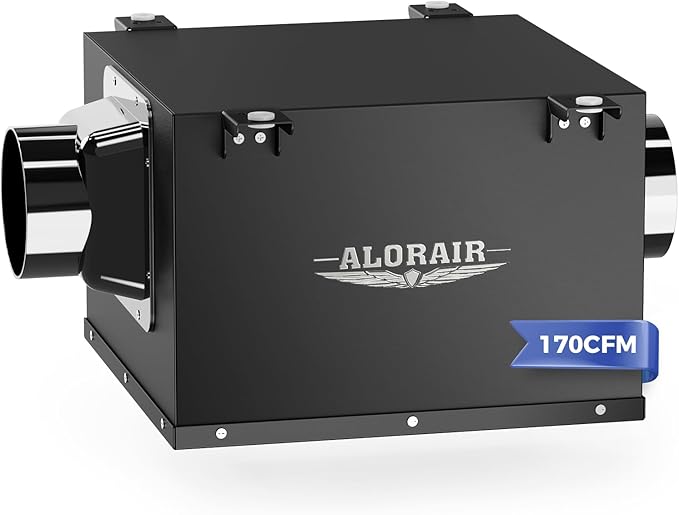 ALORAIR 4 Inch Quiet Inline Bathroom Exhaust Fan, 170 CFM Ventilation Fan by ALORAIRSOLUTIONSINC0J0DC