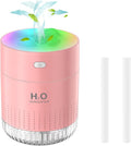 Portable Small Humidifiers for Bedroom Baby, Rechargeable Mini Cool Mist Plant by BESKY