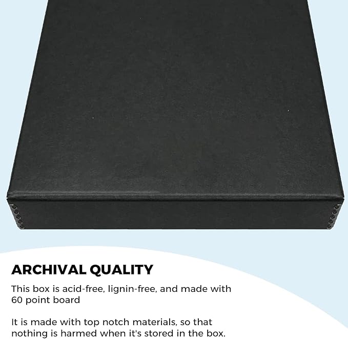Golden State Art, Archival Folio Storage Box 11x14, Clamshell Design - Image 3