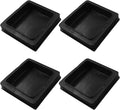 4 Pack 4" Square Plastic Plugs by Bonsicoky