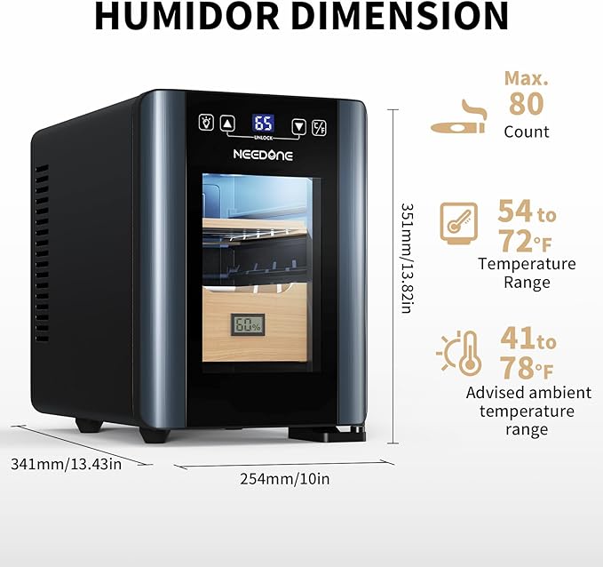 NEEDONE Electric Cigar Humidor 8L - Image 9
