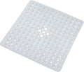 Anti-Slip Bathtub Shower mat, 20.8×20.8（Approximately 53×53cm） inch Soft by ERASILKEN-X