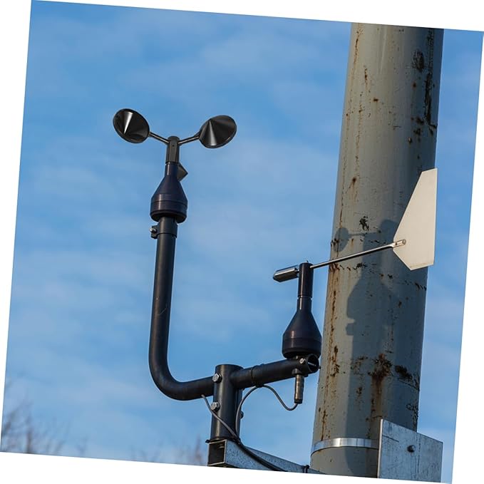 Sosoport 8pcs Outdoor Wind Speed Anemometer Cup Wind Speed Gauges Professional - Image 7