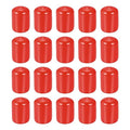 DMiotech 20 Pack 3/4" ID Red Screw Thread Protectors Rubber End Caps Bolt Covers by DMiotech