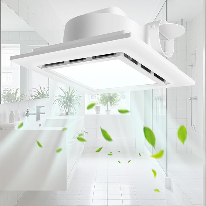 11.8" Panel Bathroom Exhaust Fan by sykart