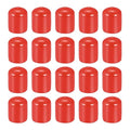 DMiotech 20 Pack 5/8" ID Red Screw Thread Protectors Rubber End Caps Bolt Covers by DMiotech