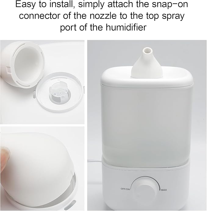 Humidifiers Spray Nozzle for Levoit Classic 160, 40 Degree Tilted Spray - Image 3