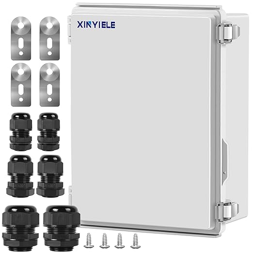 Waterproof Outdoor Project ABS Plastic Junction Box IP67 Weatherproof Dustproof by XINYIELE