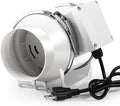 Duct Fan, 6 Inch Inline Fan 390 CFM Duct Fans, Inline Ventilation Exhaust by Gaciban