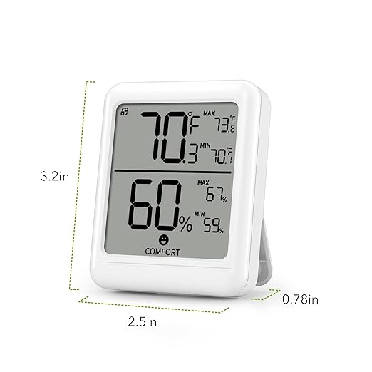 BN-LINK Bluetooth Hygrometer Thermometer, Indoor Temperature Humidity Monitors - Image 9