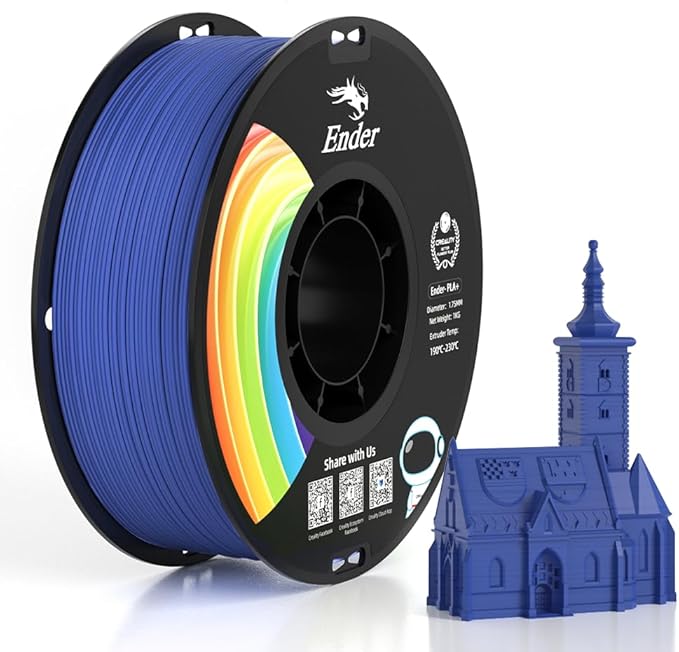 Creality 3D Printer Filament, PLA Plus Filament 1.75mm Rainbow, PLA Pro by Creality