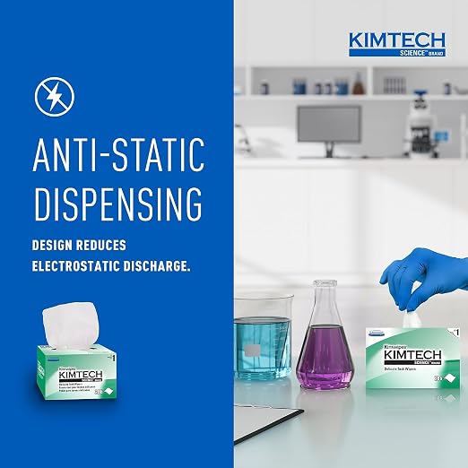Kimtech Kimwipes, Delicate Task Wipers, 4.4 x 8.4 - Image 4