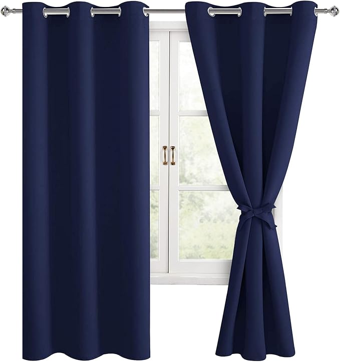 Hiasan Blackout Curtains for Bedroom, Thermal Insulated, Light Blocking - Image 6