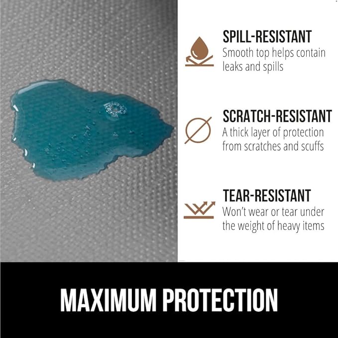 GORILLA GRIP DripGuard Shelf Liner, Non-Adhesive Drawer and Kitchen Cabinet - Image 4
