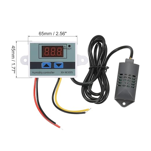 MECCANIXITY 24V DC LED Digital Humidity Meters Sensor Hygrometer Switch - Image 2
