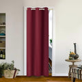 MYSKY HOME Door Curtains 72 Inch Long Blackout Closet Curtains by MYSKYHOME