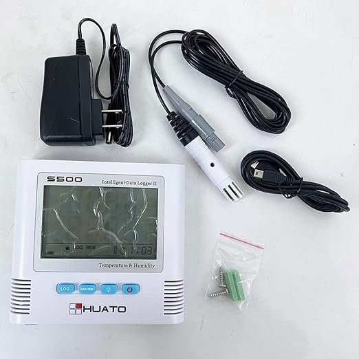 Channel Temperature Humidity Data Logger Recorder LCD Display USB Datalogger - Image 6
