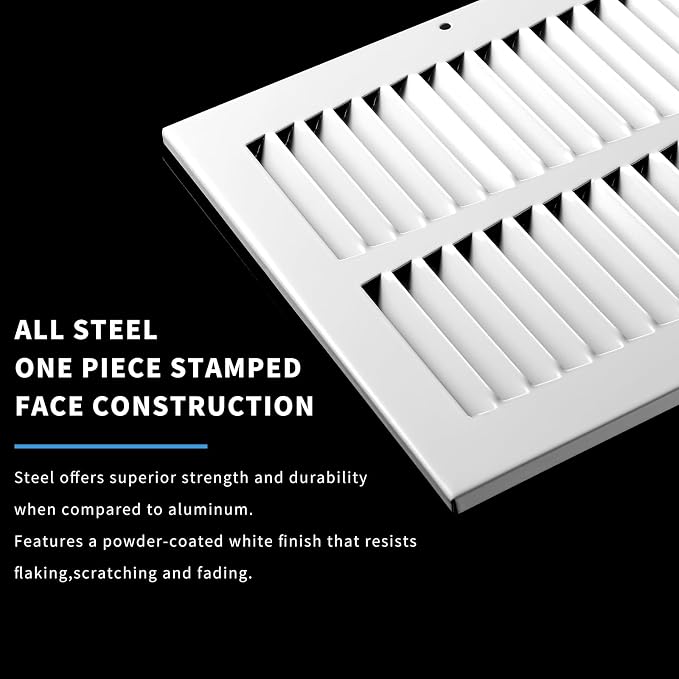 30x14 Return Air Grille, Air Return Vent Cover, Flat Vent Cover, Rejillas De - Image 3