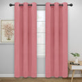 Easy-Going Blackout Curtains for Bedroom, Solid Thermal Insulated Grommet and by Easy-Going