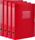 HUA JIE A4 Storage File Boxes Plastic Archives Cases by HUA+JIE