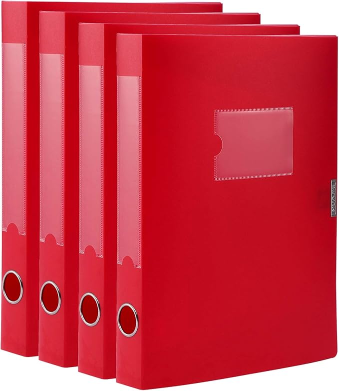 HUA JIE A4 Storage File Boxes Plastic Archives Cases by HUA+JIE