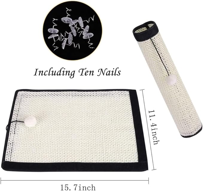 Cat Scratch pad Sofa Protector, Natural sisal Sofa Protector, Anti Scratch pad - Image 2