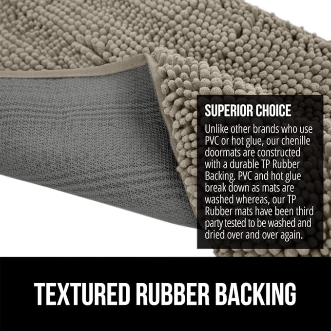 GORILLA GRIP SOAKSTOPPER Dog Door Mat, 36x24 Machine Washable Rug Absorbent - Image 6