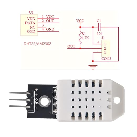 6pcs DHT22 Digital Temperature and Humidity Sensor Module AM2302 Temperature - Image 3