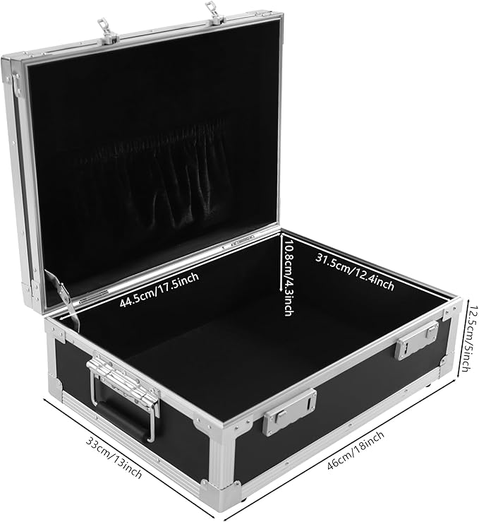 Safe Box Storage Box, Large Capacity Locking Briefcase, Lockable Dorm Storage - Image 6