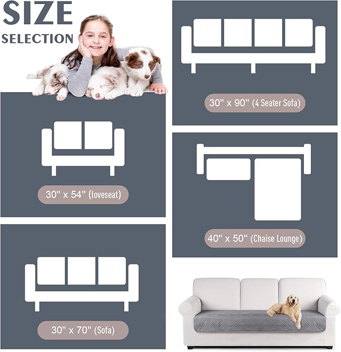 TAOCOCO 100% Waterproof Reversible Couch Cushion Cover - Image 6