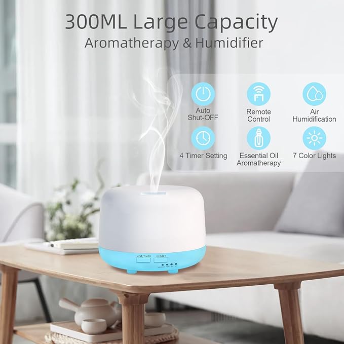 300ML Essential Oil Diffuser - Image 2