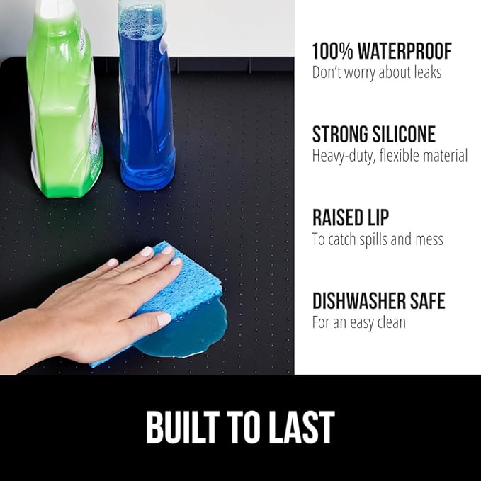 GORILLA GRIP Waterproof Silicone Under Sink Mat - Image 2