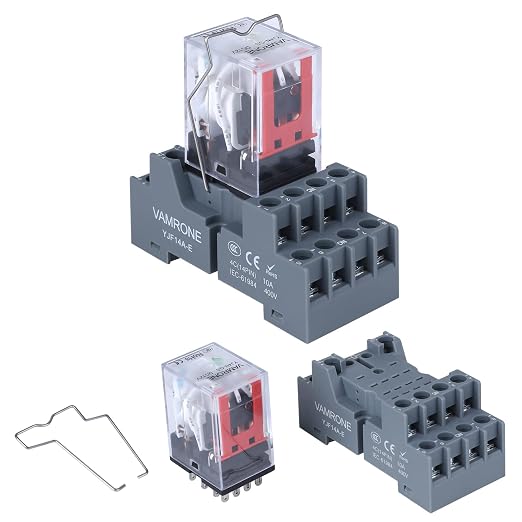 Electromagnetic Power Relay, 14-Pin 5A 12 DC Relay Coil - Image 2