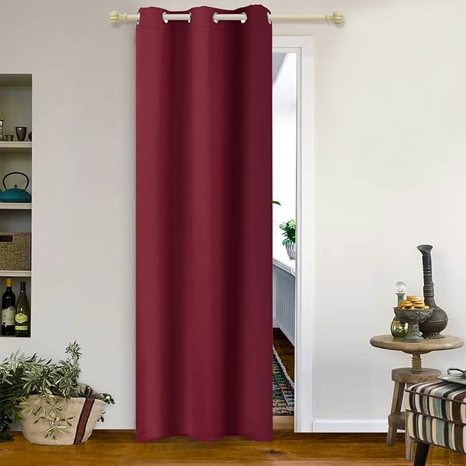 MYSKY HOME Door Curtains 84 Inch Long Blackout Closet Curtains by MYSKYHOME