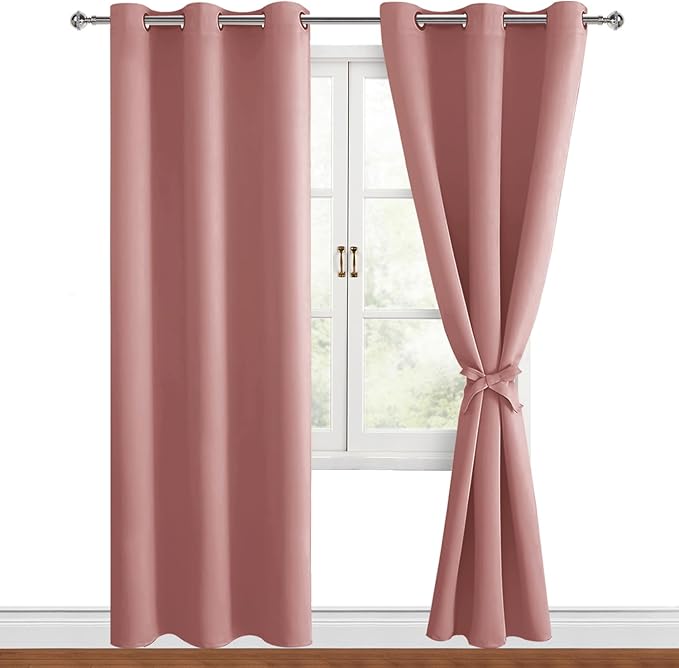 Hiasan Blackout Curtains for Bedroom, 38 x 84 Inches Long by Hiasan