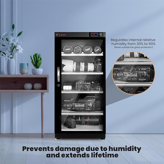 SLINGER 125L Dehumidifying Dry Cabinet Box, Digital Control Noiseless and - Image 4