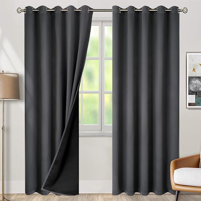 BGment Thermal Insulated 100% Blackout Curtains by BGment