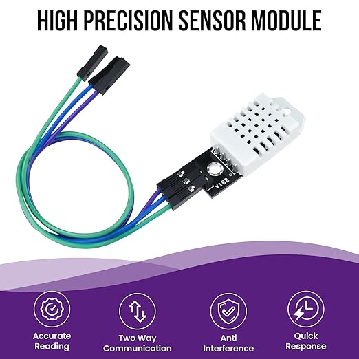 6Pcs DHT22/AM2302 Digital Temperature Humidity Sensor Module - Image 3