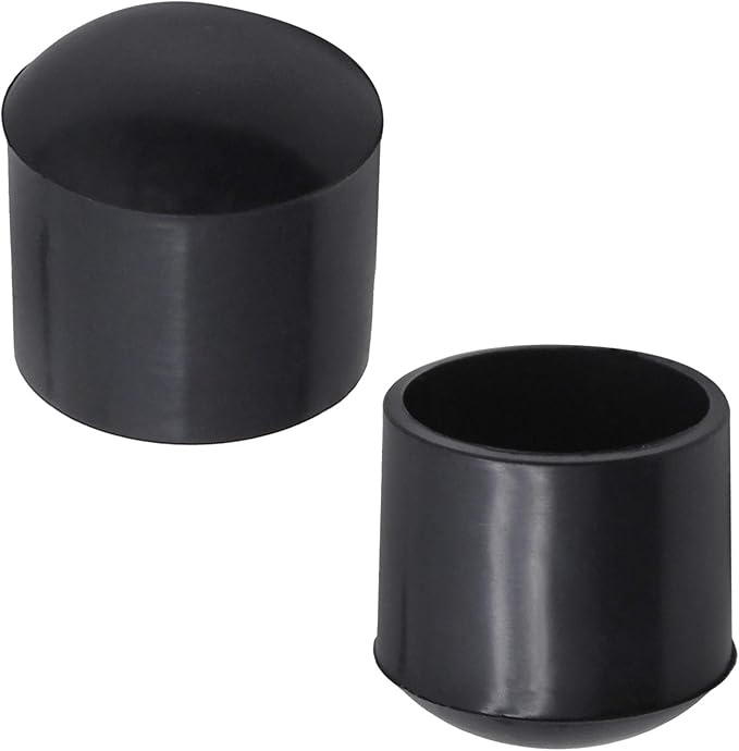 40Pcs Chair Leg Tips, 5/8 Inch Non-Slip Rubber Furniture Leg Caps Black Round - Image 3