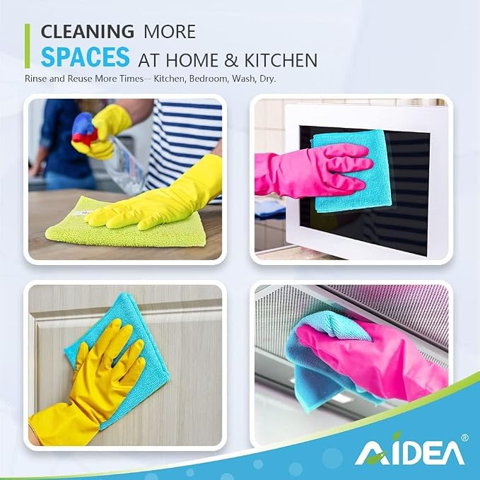 AIDEA Microfiber Cleaning Cloth-800PK, Soft Microfiber Towels - Image 7