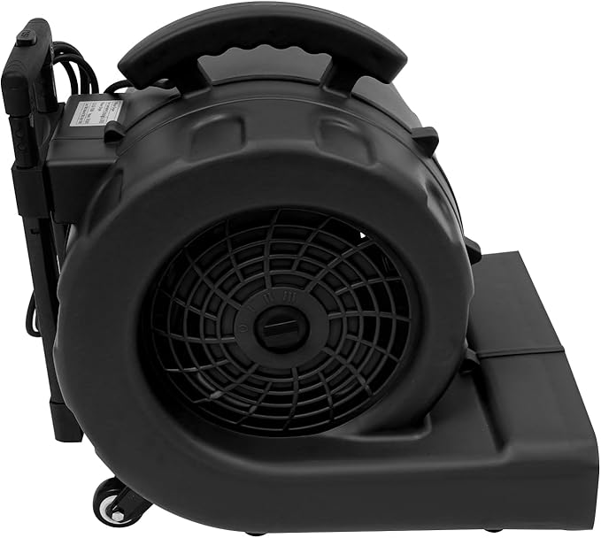 750W Air Mover Blower Fan, 3-Speed Carpet Dryer Fan - Image 4