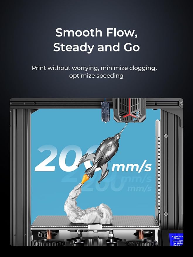 Creality PLA Filament 1.75mm Bundle 4 kg, 3D Printer Filament Multicolor - Image 3